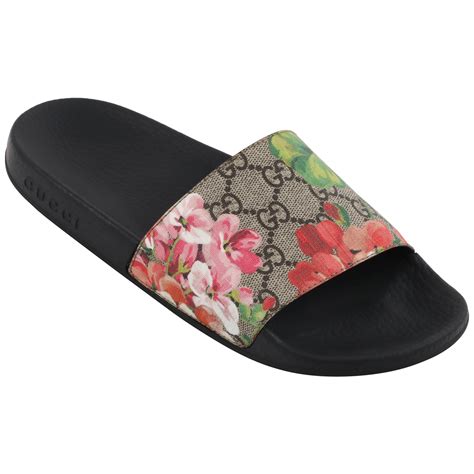 gucci slide floral|pink gucci slides nordstrom.